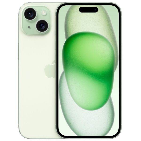 Восстановленный смартфон Apple iPhone 15 128GB nanoSim/eSim Green, хороший (без RuStore)