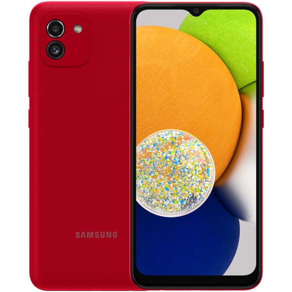 Уцененный смартфон Samsung Galaxy A03 3/32GB Red (SM-A035), отличный