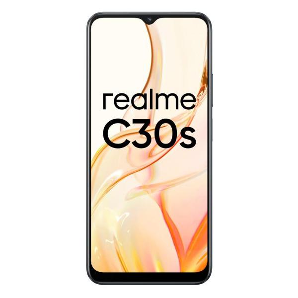 Уцененный смартфон realme С30s 4/64GB Spire Black (RMX3690), хороший