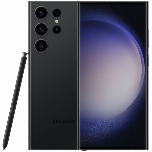 Восстановленный смартфон Samsung Galaxy S23 Ultra 12/256GB фантом черный (SM-S918B), хороший