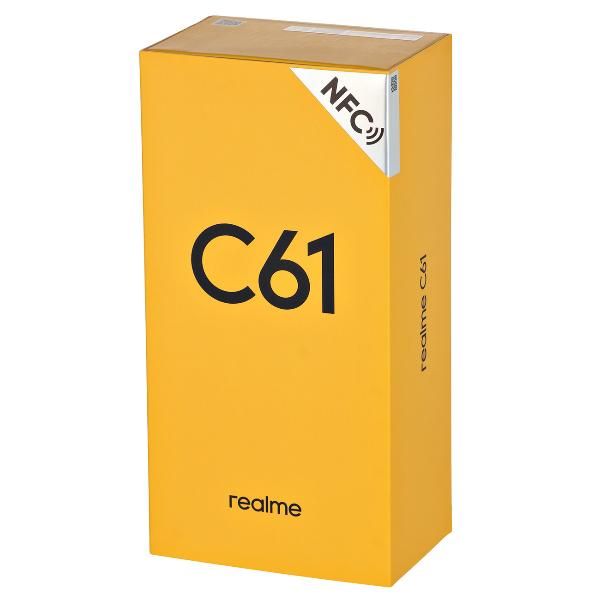 Уцененный смартфон realme С61 8/256GB Gold, отличный