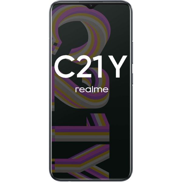 Восстановленный смартфон realme C21Y 4/64GB Cross Black (RMX3263), хороший