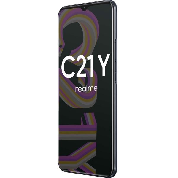 Восстановленный смартфон realme C21Y 4/64GB Cross Black (RMX3263), хороший