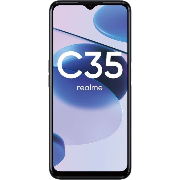 Восстановленный смартфон realme С35 4/128GB Glowing Black (RMX3511), как новый