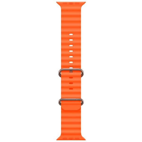Восстановленные смарт-часы Apple Watch Ultra 2 49mm Titanium Case with Orange Ocean Band (MREH3), отличный