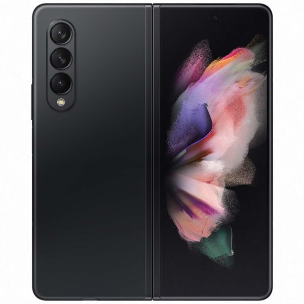 Восстановленный смартфон Samsung Galaxy Z Fold3 12/256GB Black (SM-F926B), отличный