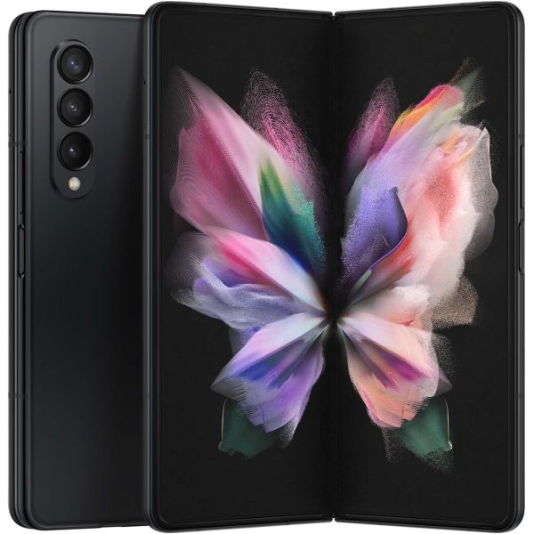 Восстановленный смартфон Samsung Galaxy Z Fold3 12/256GB Black (SM-F926B), хороший