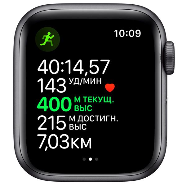 Восстановленные смарт-часы Apple Watch Series 5 44mm серый космос Aluminum Case with серый космос Sport Band (MWVF2), хороший