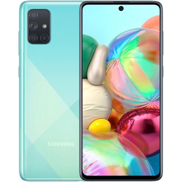 Восстановленный смартфон Samsung Galaxy A71 6/128GB Blue (SM-A715F/DSM), как новый