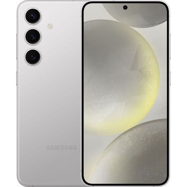 Восстановленный смартфон Samsung Galaxy S24 8/256GB Marble Gray, хороший