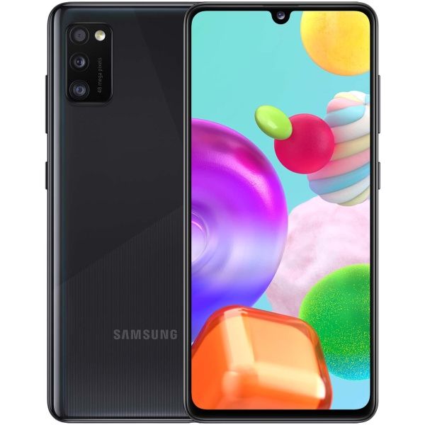 Восстановленный смартфон Samsung Galaxy A41 4/64GB Black, отличный