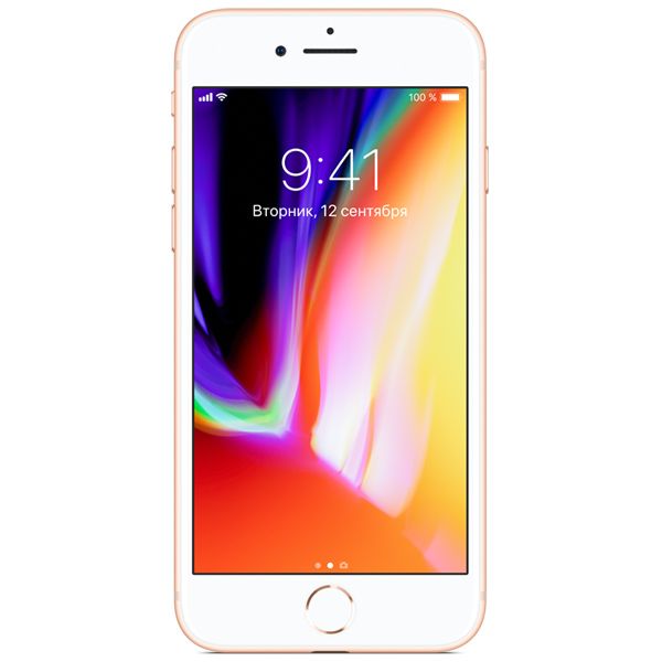 Восстановленный смартфон Apple iPhone 8 64GB Gold, отличный (без RuStore)