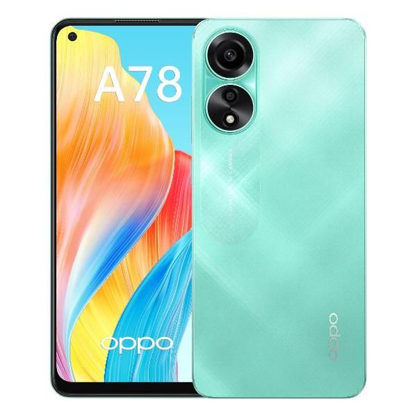 Восстановленный смартфон OPPO A78 8/256GB Aqua Green, хороший