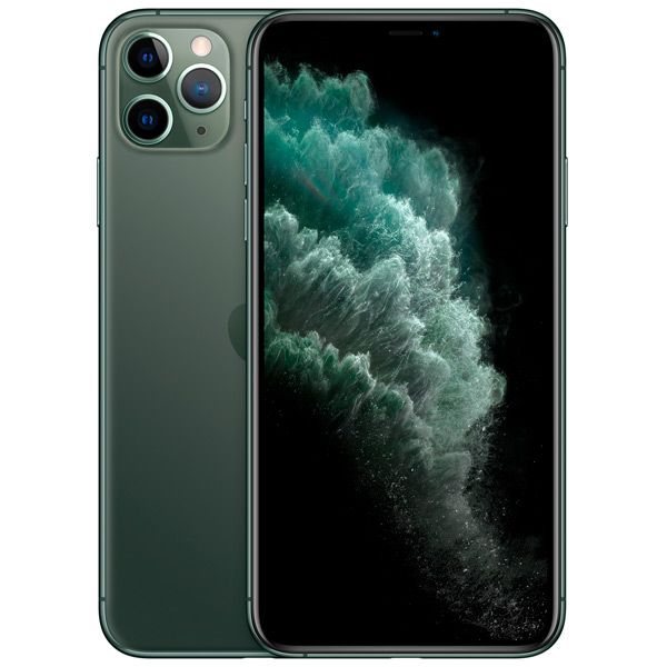 Восстановленный смартфон Apple iPhone 11 Pro Max 512GB nanoSim/eSim полночный зеленый, как новый (без RuStore)