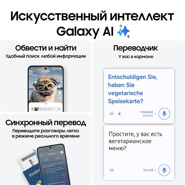 Уцененный смартфон Samsung Galaxy S24 FE 8/512GB Graphite, отличный