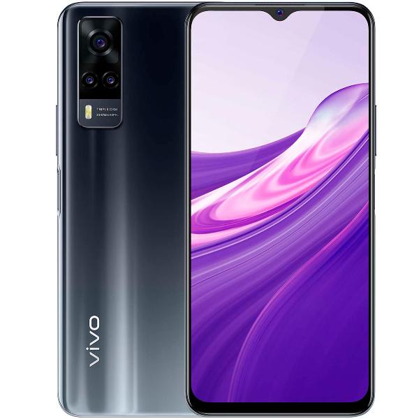 Восстановленный смартфон vivo Y31 4/64GB чёрный асфальт, как новый