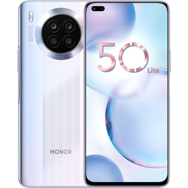 Восстановленный смартфон HONOR 50 Lite 8/128Gb Silver, хороший