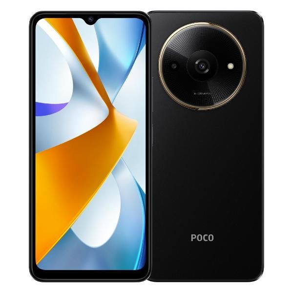 Уцененный смартфон POCO C61 3/64GB Black, как новый