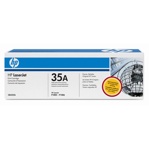 Картридж для лазерного принтера HP 35A черный CB435A
