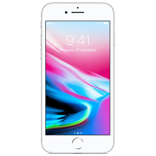 Восстановленный смартфон Apple iPhone 8 256GB Silver, отличный (без RuStore)