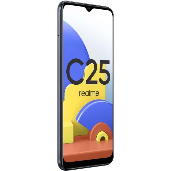 Восстановленный смартфон realme C25 4/64GB Water Grey (RMX3191), отличный