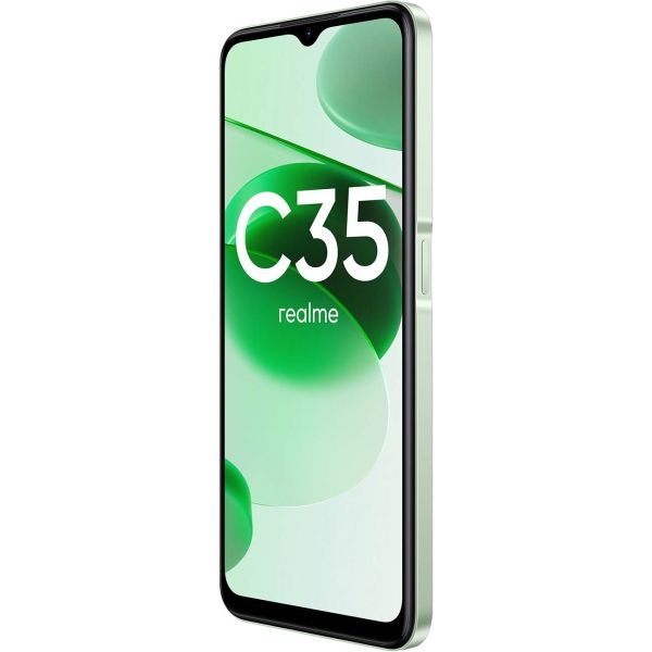 Восстановленный смартфон realme C35 4/64GB Glowing Green (RMX3511), отличный