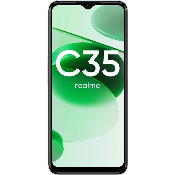 Восстановленный смартфон realme C35 4/64GB Glowing Green (RMX3511), как новый