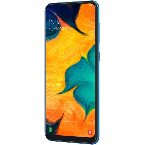 Восстановленный смартфон Samsung Galaxy A30 (2019) 4/64Gb Blue (SM-A305FN), отличный