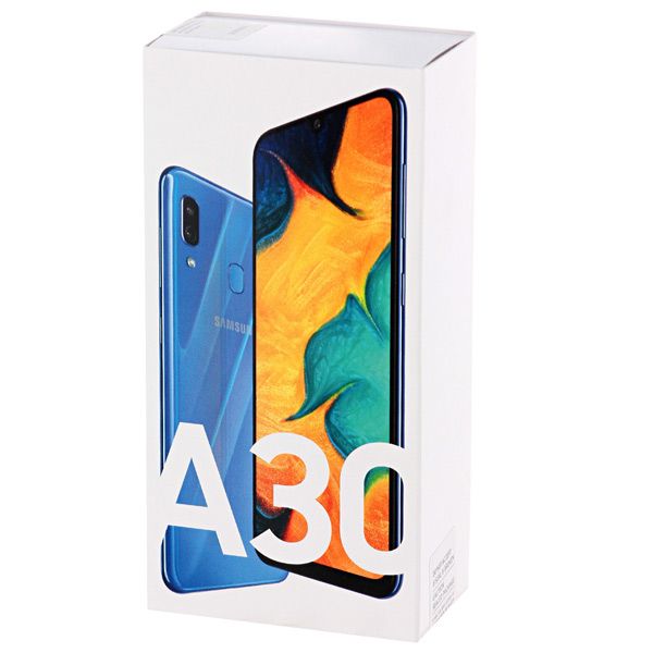 Восстановленный смартфон Samsung Galaxy A30 (2019) 4/64Gb Blue (SM-A305FN), как новый