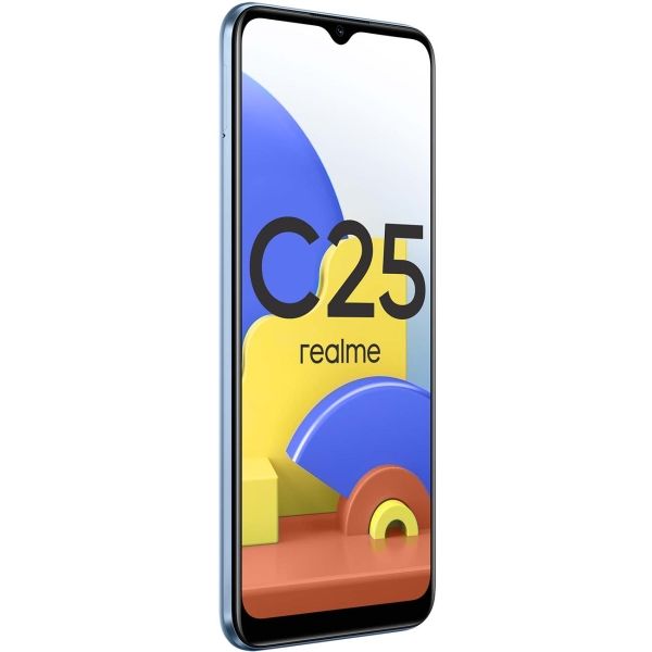 Восстановленный смартфон realme C25 4/64GB Water Blue (RMX3191), как новый