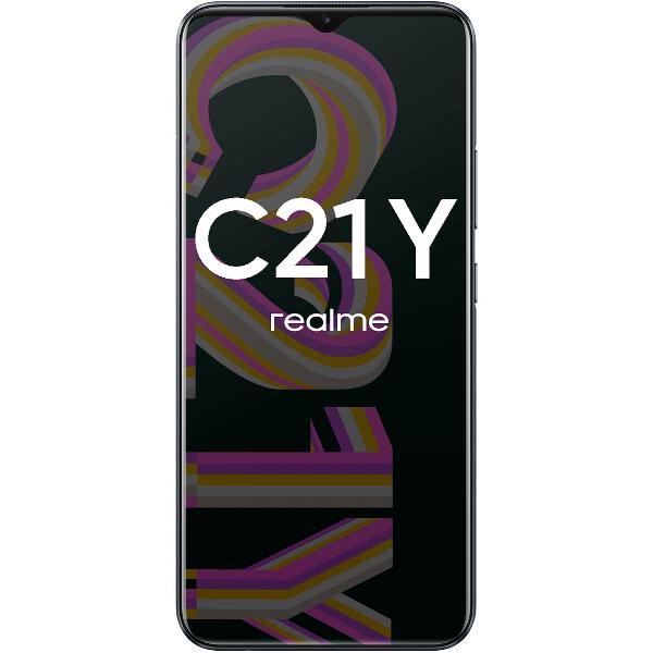 Восстановленный смартфон realme C21Y 3/32GB Cross Black (RMX3263), хороший