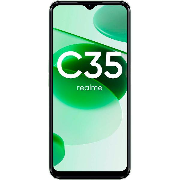 Восстановленный смартфон realme C35 4/128GB Glowing Green (RMX3511), отличный