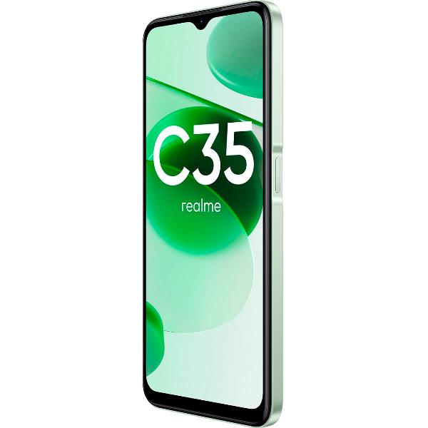 Восстановленный смартфон realme C35 4/128GB Glowing Green (RMX3511), отличный