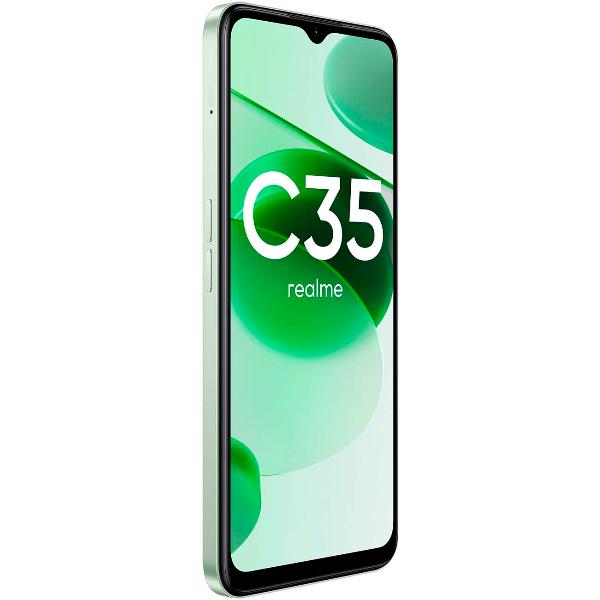 Восстановленный смартфон realme C35 4/128GB Glowing Green (RMX3511), хороший