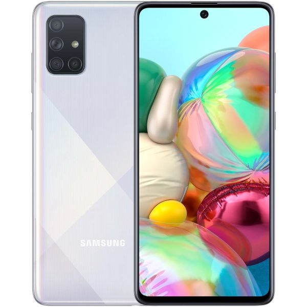 Восстановленный смартфон Samsung Galaxy A71 6/128GB Silver (SM-A715F/DSM), как новый