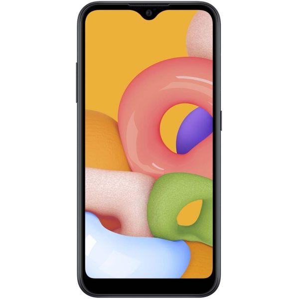 Восстановленный смартфон Samsung Galaxy A01 16GB Black (SM-A015F/DS), хороший