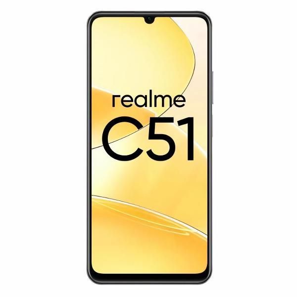 Восстановленный смартфон realme C51 4/64GB Black carbon, как новый