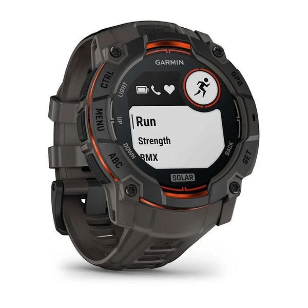 Спортивные часы Garmin Instinct 3 Solar 50mm черные