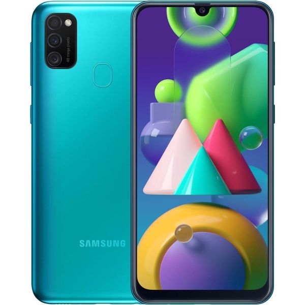 Восстановленный смартфон Samsung Galaxy M21 4/64GB Turquoise (SM-M215F/DSN), отличный