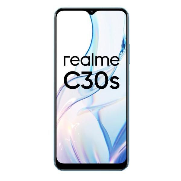 Восстановленный смартфон realme C30s 2/32GB Spire Blue (RMX3690), отличный