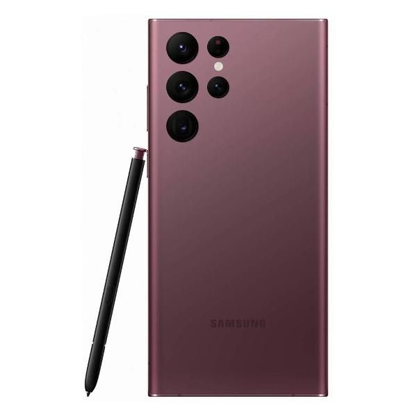 Восстановленный смартфон Samsung Galaxy S22 Ultra 8/128GB Burgundy, как новый