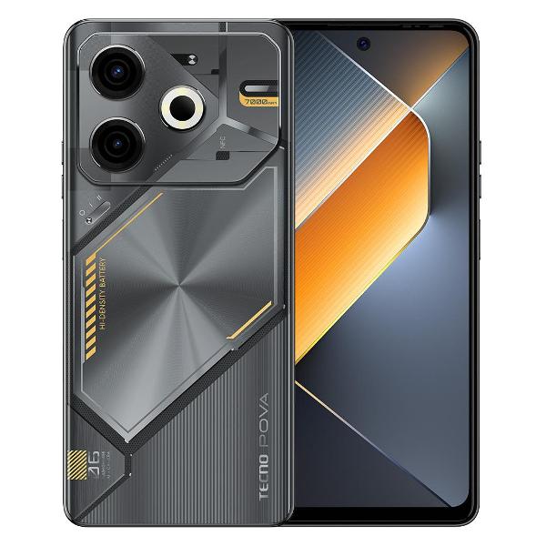 Восстановленный смартфон Tecno Pova 6 Neo 8/128GB Black, как новый