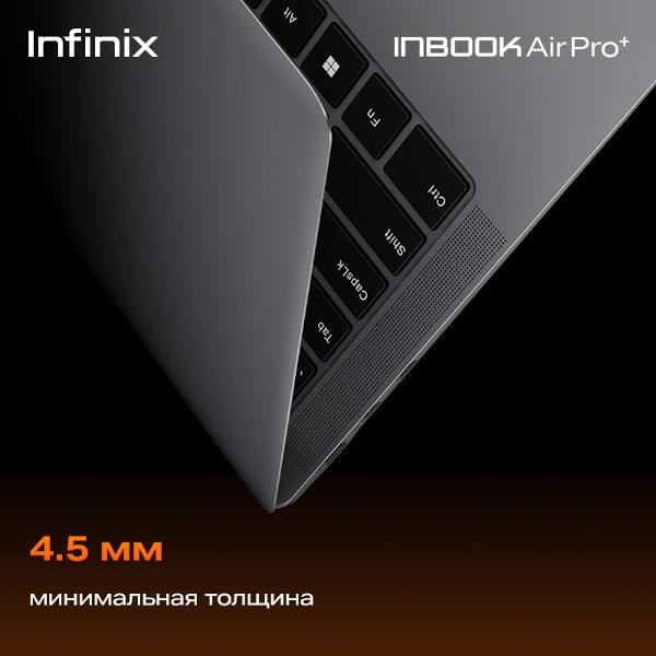 Восстановленный ноутбук Infinix Inbook Air Pro+ 14"/i5-1334U/16/512GB/W11H/Grey, как новый