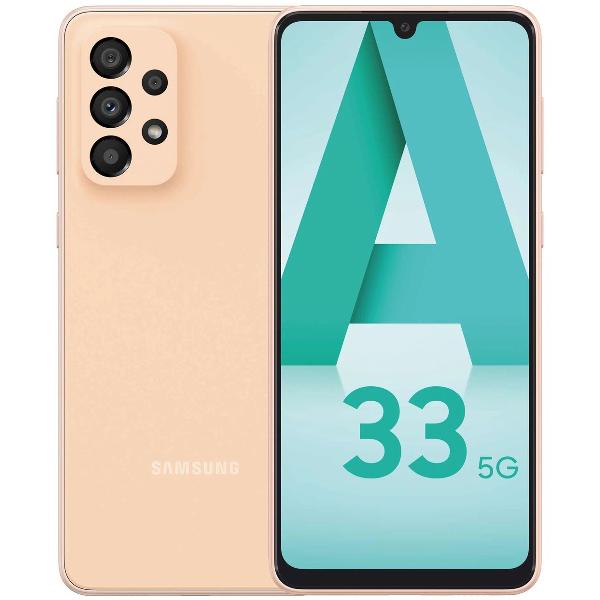 Восстановленный смартфон Samsung Galaxy A33 6/128GB Peach (SM-A336E), хороший