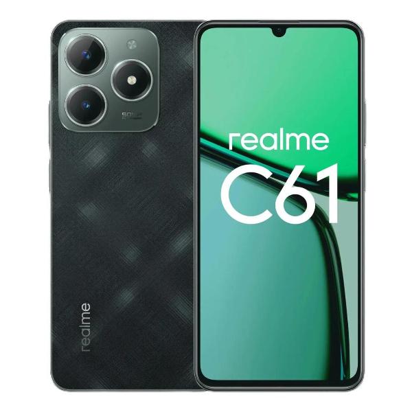 Восстановленный смартфон realme C61 8/256GB Зеленый, отличный