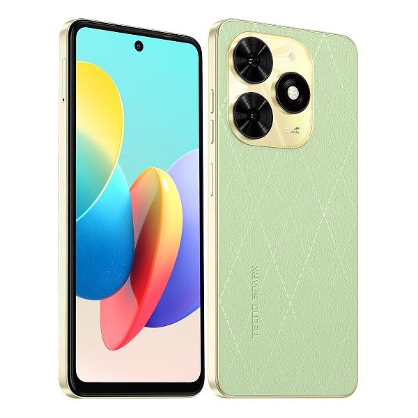 Восстановленный смартфон Tecno Spark 20C 4/128GB Green, отличный