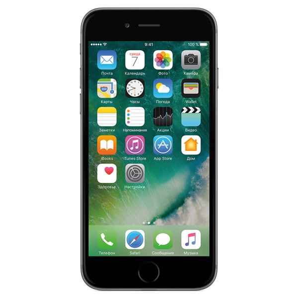 Восстановленный смартфон Apple iPhone 6S 32Gb Space Gray (FN0W2RU/A), хороший (без RuStore)