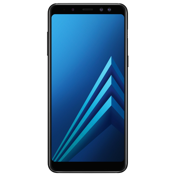 Восстановленный смартфон Samsung Galaxy A8 (2018) 4/32GB Black (SM-A530F), хороший
