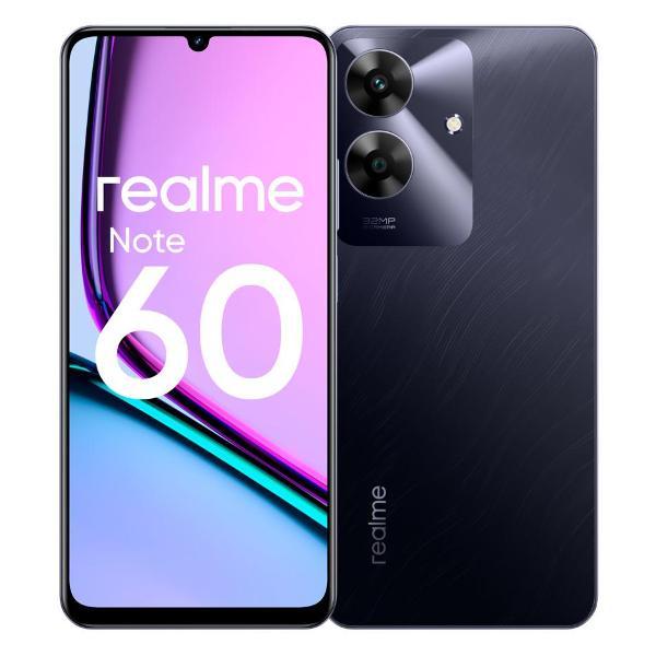 Уцененный смартфон realme Note 60 4/128GB Black (RMX3933), отличный