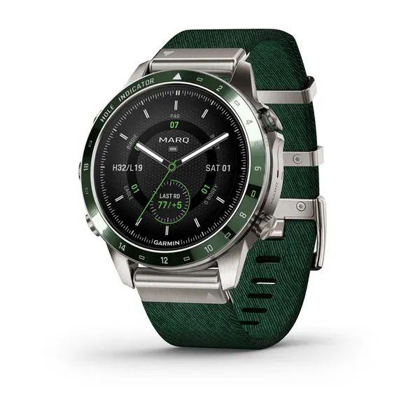 Спортивные часы Garmin MARQ Golfer (Gen 2) зеленый 46мм